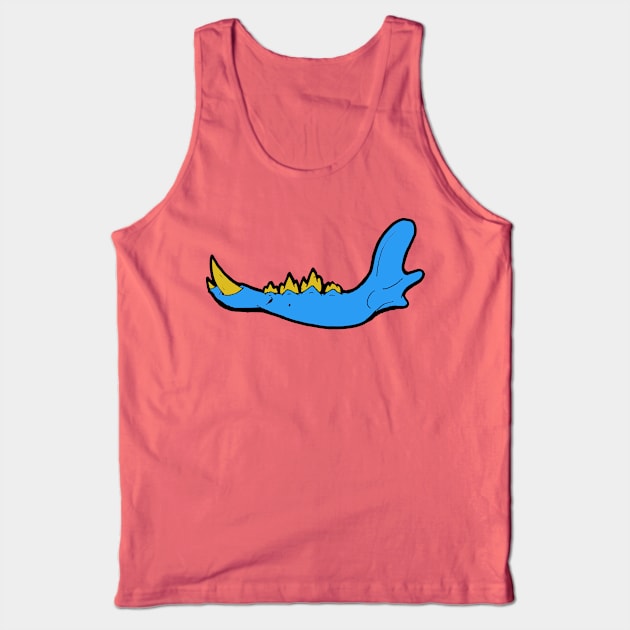 Jawbone (Blue) Tank Top by Durvin